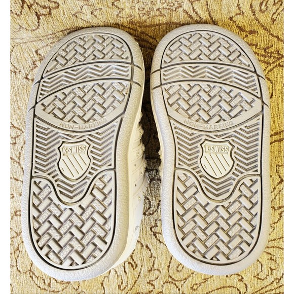 NIB K-Swiss Infant Baby Lozan SPS Jewel Accents White Shoes Size 4 - Picture 10 of 11